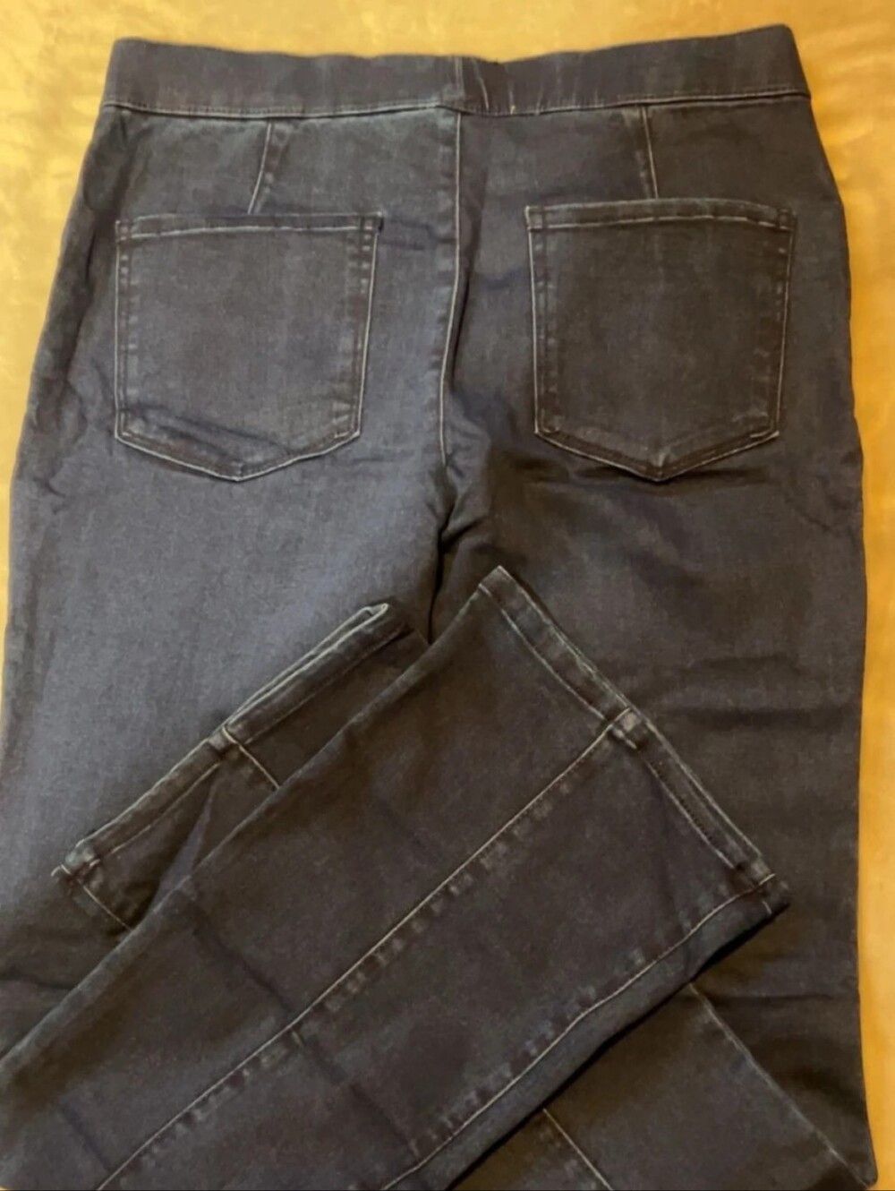 Girls   Dark Blue Stretch Jeans - Classic Back Pocket Design